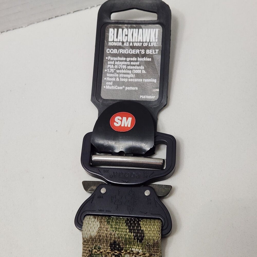 Blackhawk 41CQ11MC MultiCam CQB Rigger’s Belt Cobra Buckle Small Tactical Gun